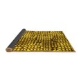 thumbnail image 2 of Ahgly Company Indoor Square Abstract Yellow Modern Area Rugs, 6' Square, 2 of 4