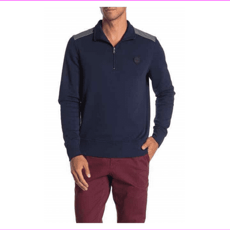 Michael Kors 1/4 Zip Pullover,MIDNIGHT,Sz L