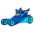thumbnail image 3 of PJ Masks Catboy & Cat-Car, 2-Piece Articulated Action Figure and Vehicle Set, Blue,  Kids Toys for Ages 3 Up, Gifts and Presents, 3 of 3