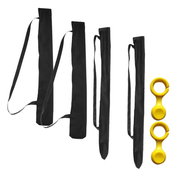 Worgeous 1 Set Long Handle Umbrella Bag Umbrella Carrier Water Absorbing Umbrella Bag with Hanger