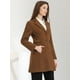 thumbnail image 4 of Abrigo para Mujer con Solapa y Botones Abrigo de Invierno marrón S, 4 of 5