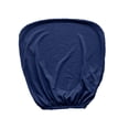thumbnail image 4 of Office Chair Backrest Slipcover, Desk Chair Back Cover, Elastic Furniture Decor, Dark Blue, 4 of 9