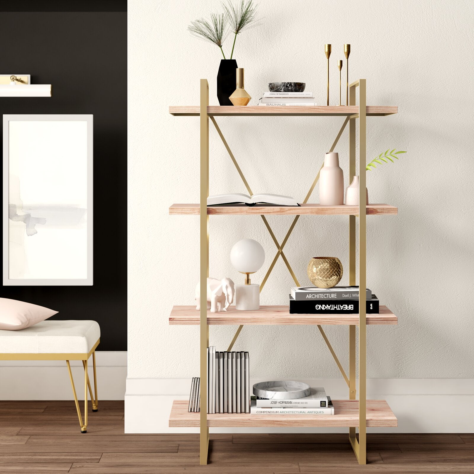 Cristobal on sale etagere bookcase