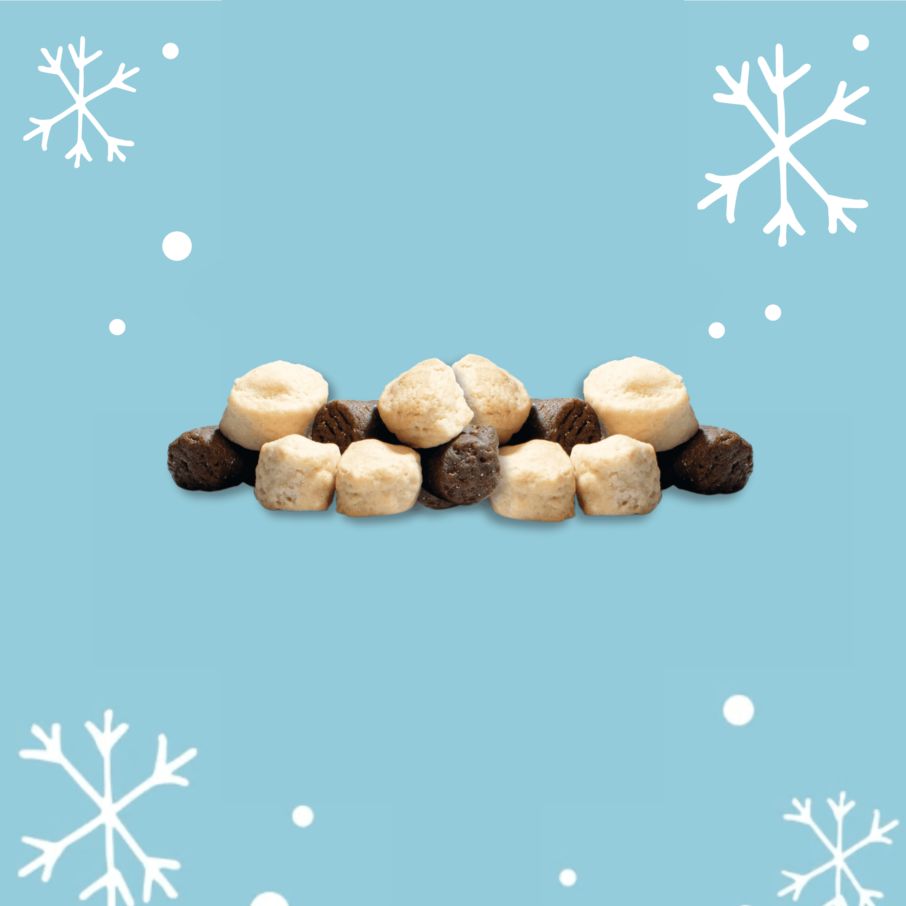 Three Dog Bakery Ho Ho Ho Hot Chowcolate Treats, Premium Treats for Dogs, 5 Ounces Each