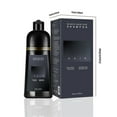 Wldoasz Black Hair Dye Shampoo 3 in 1 Champu Para Canas Mujer Gray Hair