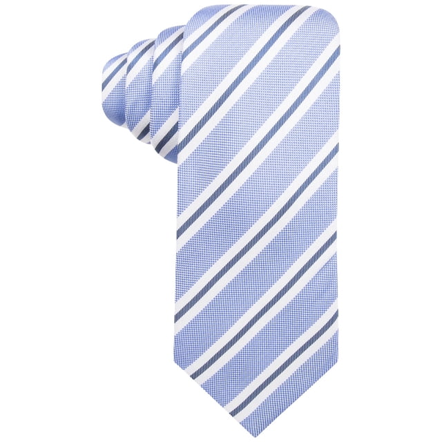 Countess Mara Mens Pinpoint Self-tied Necktie, Azul, Clásico (57 a 59 pulg.)