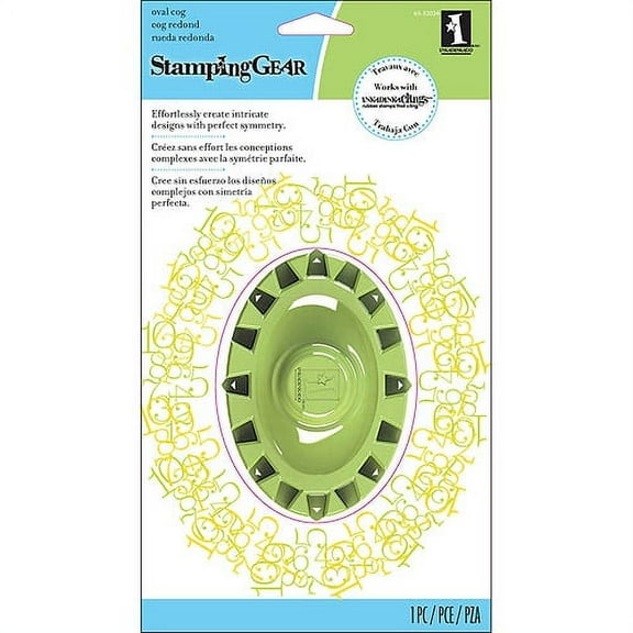 Inkadinkado Stamping Gear Oval Cog Stamp