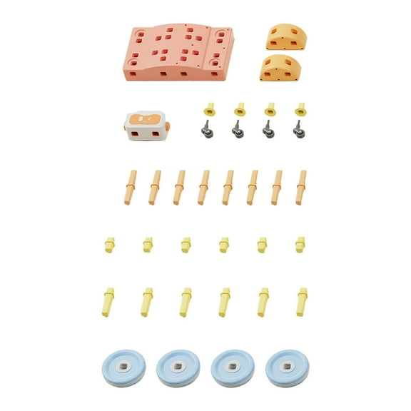 Kuntesetty 44 Pieces DIY Building Blocks Educational Vehicle Assembly for Party Holiday