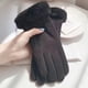 thumbnail image 2 of Minnieouse Los guantes térmicos de protección contra el viento con pantalla táctil disfrutan de actividades al aire libre con una amplia guantes y mitones Negro, 2 of 6