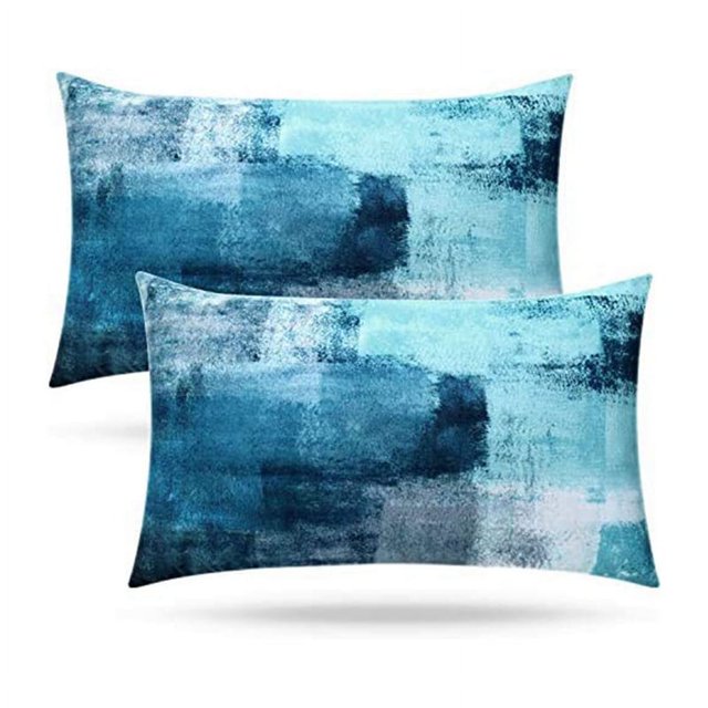 Fundas de Almohada de Tiro, de CojíN con Ilustraciones de Arte Abstracto, Fundas de Almohada Decorativas ContemporáNeas Suaves para Sofá de Dormitorio