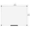 thumbnail image 4 of VIZ-PRO Magnetic Whiteboard/Dry Erase Board, 48 X 36 Inches, Silver Aluminium Frame, 4 of 4