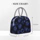 thumbnail image 2 of Fotbe Blue-Purple Raspberries Bolsa de Almuerzo con Estampado, Lonchera Aislada, Contenedor de Comida Reutilizable Tipo Cooler a Prueba de Fugas, 2 of 6