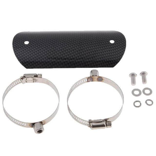 koolsoo 5.5 inch Exhaust Pipe Cover, Muffler Protector Heat Frame Decor