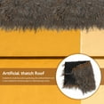 thumbnail image 5 of FUTUREORYY Garden Thatch Roofing Grey Plastic for Outdoor Patio Decorations 1Set, 5 of 5