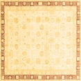 thumbnail image 1 of Ahgly Company Indoor Square Oriental Brown Traditional Area Rugs, 8' Square, 1 of 4