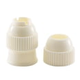 thumbnail image 6 of Farfi Piping Tip Converter Easy to Squeeze Flexible Reusable Food Grade Universal Baking Plastic Cake Icing Decoration Piping Nozzle Coupler Kitchen Tool (2 pcs,XL), 6 of 13