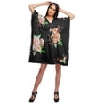 thumbnail image 2 of Moomaya Printed Bikini Cutwork Lace Caftan Kaftan Dresses For Women Plus Size, 2 of 6