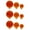 orange, variant on Fankenuo 9PCS EVA Floats Ball Trout Casting Fishing Float Beads Air-Lock Strike Indicator orange