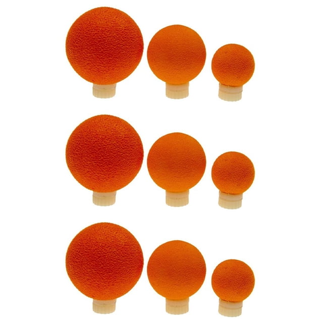 9PCS EVA Floats Ball Trout Casting Fishing Float Beads Air-Lock Strike Indicator