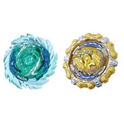 Beyblade Burst QuadDrive Magma Roktavor R7 and Gilded Balderov B7 Spinning Top Dual Pack