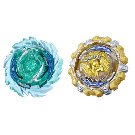 Beyblade Burst QuadDrive Magma Roktavor R7 and Gilded Balderov B7 Spinning Top Dual Pack