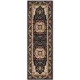 thumbnail image 5 of SAFAVIEH Easy Care Todor Medallion Runner Rug, Black/Cream, 2'6" x 10', 5 of 10