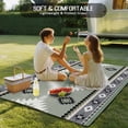 thumbnail image 4 of Sagge Green Boho Outdoor Rug 6x9 Ft - Reversible Patio Rug Outdoor Camping Rugs, Country Southwest Aztec Geometric Washable Indoor Outdoor Area Rugs, Non-Slip Outdoor Carpet Runner for Deck/Porch, 4 of 8