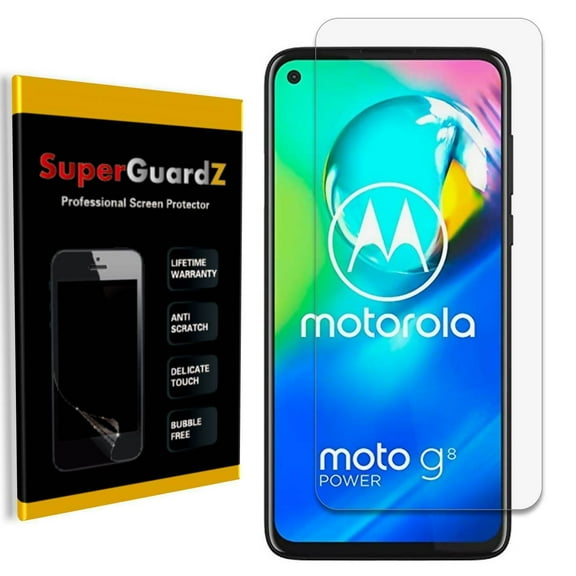 [8-Pack] For Motorola Moto G8 Power SuperGuardZ Screen Protector, Ultra Clear, Anti-Scratch, Anti-Bubble