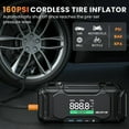 thumbnail image 4 of NEXPOW Jump Starter with Air Compressor, 4000A Car Battery Booster (Up to 8L Gas&8L Diesel Engine) with 160PSI Tire Inflator, 12V Battery Jump Pack with 60W Fast Charging&Force Start Function, 4 of 6