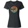 thumbnail image 3 of Inktastic Cycling Vintage Bicycle for Cyclist Women's T-Shirt, 3 of 5