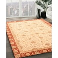 thumbnail image 3 of Ahgly Company Machine Washable Indoor Rectangle Abstract Sun Yellow Area Rugs, 6' x 9', 3 of 7