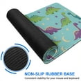 thumbnail image 6 of Long Mouse Pads for Desk,Light Blue Dinosaurs Celestial Pattern Desk Mats on Top Of Desks, Desk Mouse Pad Extra Large with 3mm Non-Slip Base and Stitched Edge for Gaming,Office,Work,Home 31.5"x11.8", 6 of 6