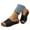 Black, variant on Orthopedic Sandals for Womens Hollow Wedge Platform Slides Arch Support Walking Slippers