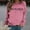 Pink cheap stuff under 5 dollars, variant on Dyegold Womens Sweatshirts Trendy Online Shopping Winter Casual Fleece Hoodie Plus Size Western Letter Printed Sweater Ladies Long Sleeve Crew Neck Tops Oversized Comfy Shirts Teen Girls Outfits