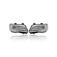 thumbnail image 1 of Headlight Assembly - Compatible/Replacement for '18-21 Chrysler 300 Sedan Touring/Limited - Halogen, Chrome Bezel - Pair, Left Driver + Right Passenger Set - 68402946AA, 68402947AA, 1 of 2