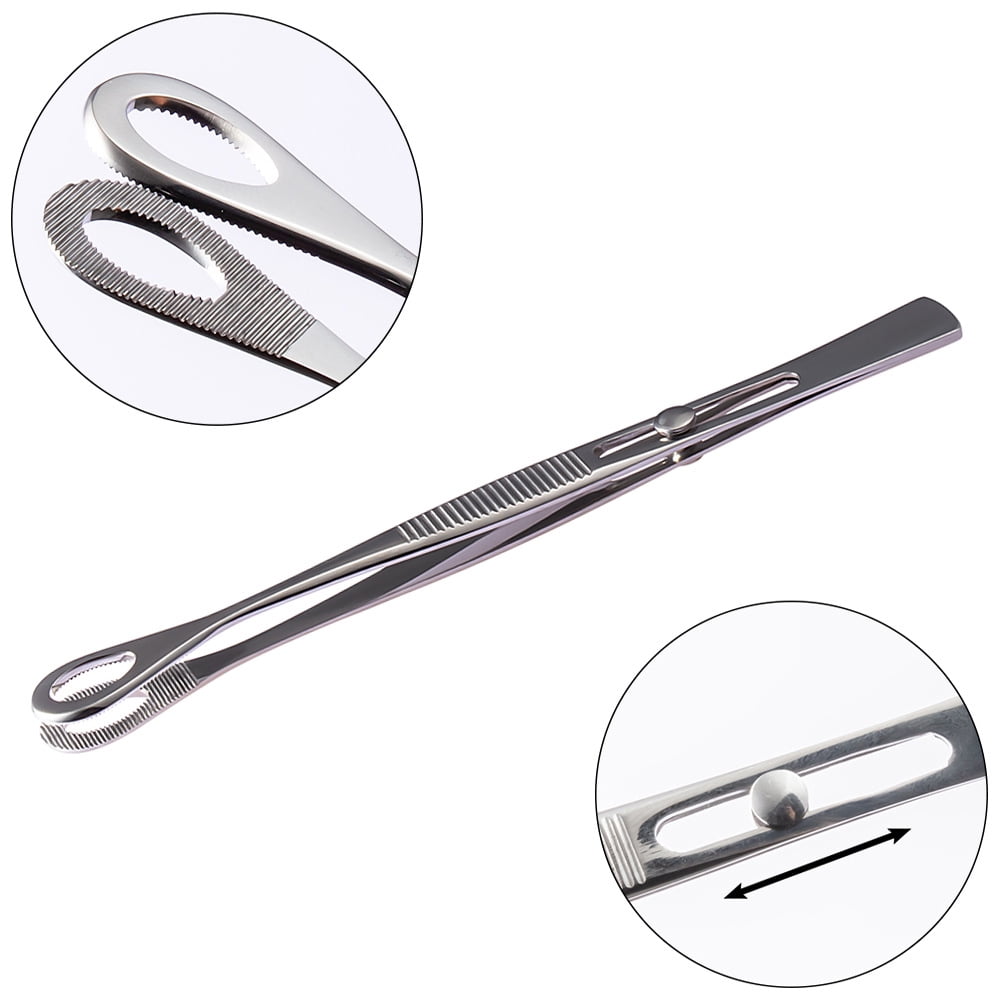 Puncture tools 27 kinds of perforating pliers positioning pliers open pliers stainless steel needle tube pliers puncture pliers set-Sharp nosed pliers