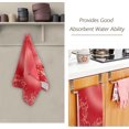 thumbnail image 2 of Coolnut Glittering Swirl Hearts Hand Towels 2 PCS, Valentine Romantic Kitchen Towel Ultra Soft and Highly Absorbent,Decorative Fingertip Face Towel for Bathroom Hotel, 28.3"x14.4", 2 of 5