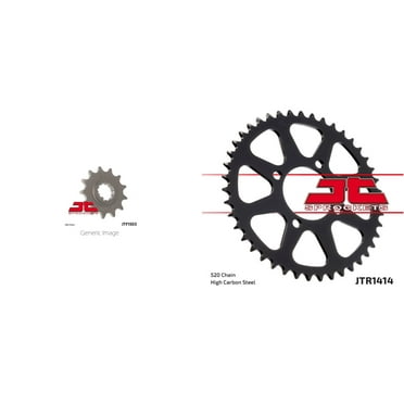 JT Front & Rear Steel Sprocket Kit for ATV/UTV KAWASAKI KSF250A Mojave 1988-2004
