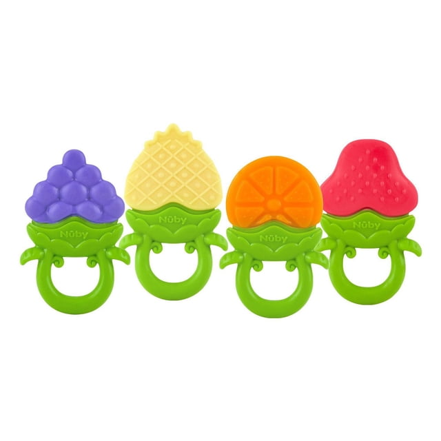 Nûby Fruity Chews BabyTeethers with Soft Teething Surface, for Children 3 Months +