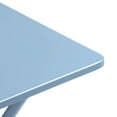 thumbnail image 4 of Lafuma Balcony II Colorblock Steel Square Folding Outdoor Table, Sky Blue, 4 of 9