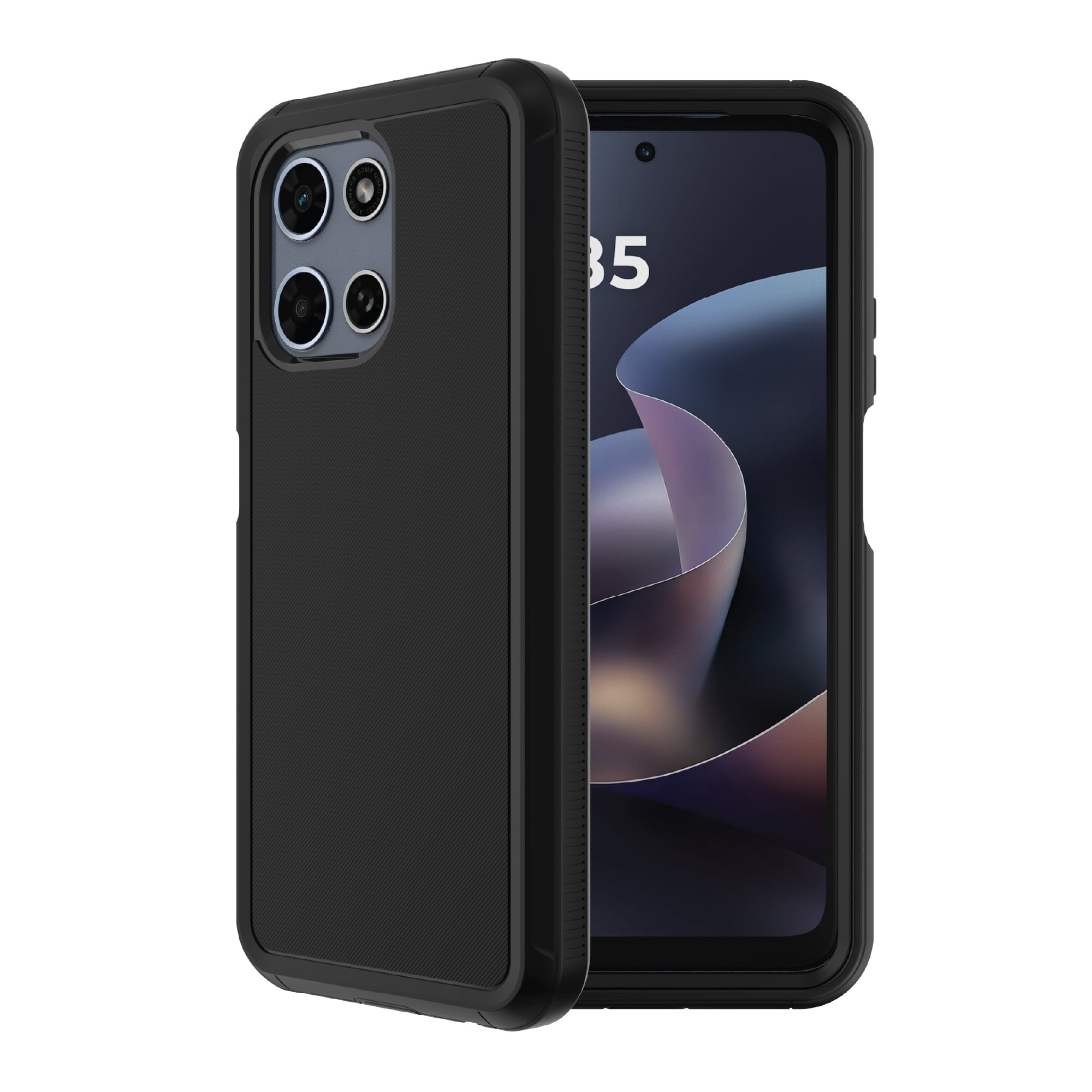 onn Rugged Phone Case for Motorola moto g (2026) - Black