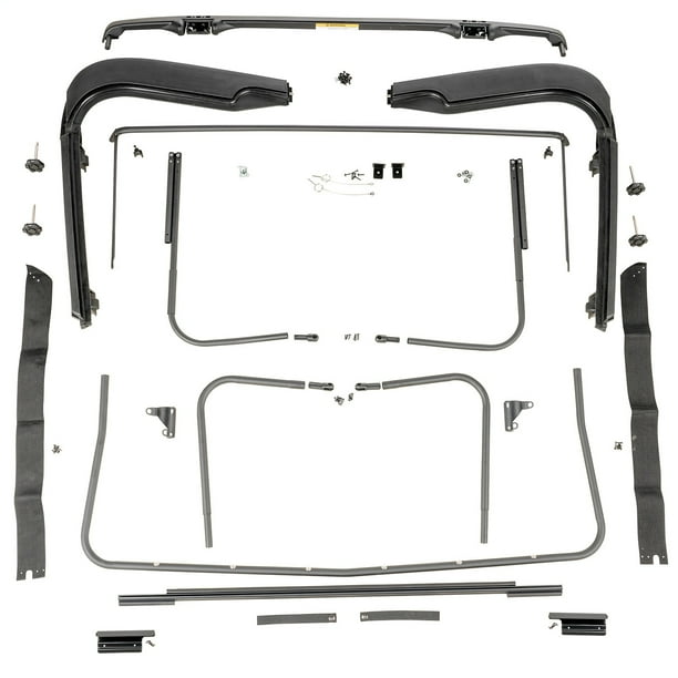 Rugged Ridge Factory Soft Top Hardware; 97-06 Jeep Wrangler TJ - Rugged Ridge Factory Soft Top Hardware; 97-06 Jeep Wrangler TJ -