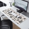 thumbnail image 2 of Long Mouse Pads for Desk,Pioneer Flower Floral Print Pattern Desk Mats on Top Of Desks, Desk Mouse Pad Extra Large with 3mm Non-Slip Base and Stitched Edge for Gaming,Office,Work,Home 31.5"x11.8", 2 of 6