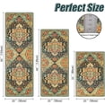 thumbnail image 3 of Boho Kitchen Mats for Floor 3 Piece Set,Runner Farmhouse Rubber Kitchen Mats for Floor Non Slip Machine Washable,Bohemian Kitchen mats,Thin Boho Kitchen Rug,tapetes para cocina, 3 of 6