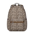 thumbnail image 1 of Sac à Dos Vintage à Imprimé Léopard Style Tropical Motif Guépard Sac d'École Design Animal Unique pour Étudiants, 1 of 6