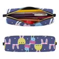 thumbnail image 2 of Fotbe Cartoon Rabbit Estuche para Lápices de Cuero con Estampado, Estuche con Cremallera Resistente, Organizador Compacto y Elegante para Papelería, 2 of 7