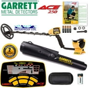 Garrett ACE 250 Metal Detector with Waterproof Coil and Pro-Pointer Pinpointer
