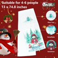 thumbnail image 2 of Mistayd Christmas Table Runner 13x72inch White Table Runner Snowman Christmas Runner for Table Winter Table Runner Machine Washable Table Runner for Home Kitchen Party Christmas, 2 of 5