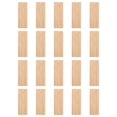 thumbnail image 1 of MasteelfCA 20pcs Blank Wood Gift Tags Creative Blank Bamboo Bookmark DIY Craft Ornament, 1 of 8