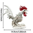 thumbnail image 3 of PuSpu Home Decoration Rooster Decoration Home Desktop Skeleton Sculpture Collection Decoration Home Ornaments, 3 of 6